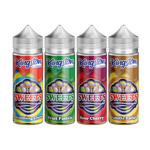Kingston Sweets 120 ml Vape Juice – 0 mg Nikotin (70VG/30PG)