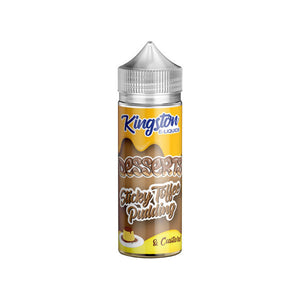 Kingston Desserts 120ml Shortfill E-Liquid - Αφεθείτε σε παρακμιακές γεύσεις (0mg)