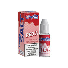 Charger l'image dans la visionneuse de galerie, 10 ml de e-liquide Kingston 10 mg de sel de nicotine (50VG/50PG) pour MTL Vaping

