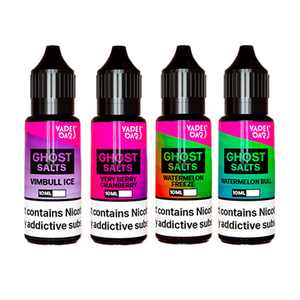 E-Liquide aux sels de nicotine Ghost Salts 20 mg - Flacon de 10 ml