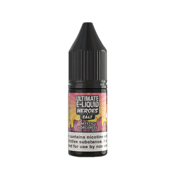 20mg Ultimate E-Liquid Heroes Nicotine Salts – 10ml Supercharged Vape Juice (50VG/50PG)