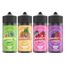 Load image into Gallery viewer, Straight Up Fruits 100ml Shortfill 0mg (70VG/30PG)
