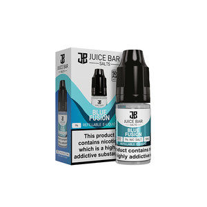 Juice Bar 10mg Nicotine Salt E-Liquid - 5-Pack of 10ml Bottles (50VG/50PG)