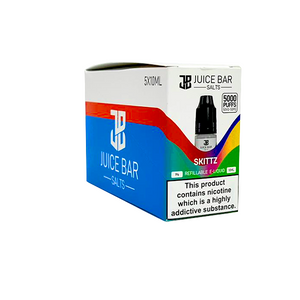 20 mg de sels de barre de jus 10 ml de sels de nicotine - paquet de 5 (50VG/50PG)