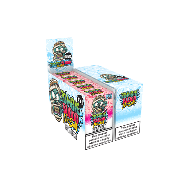Load image into Gallery viewer, Zombie Blood 10mg Nic Salt E-Liquid 10ml - 5-Pack (50VG/50PG)
