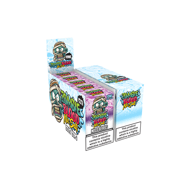 Zombie Blood 10mg Nic Salt E-Liquid 10ml - 5-Pack (50VG/50PG)