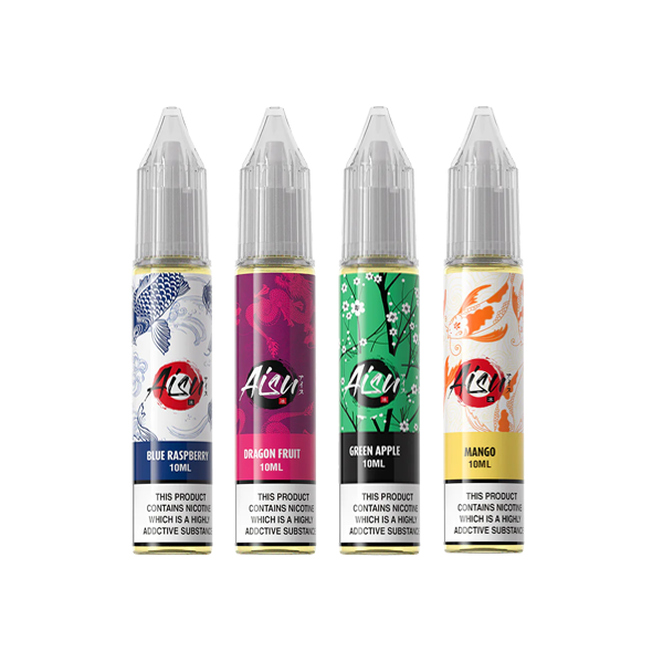 20mg Aisu Nic Salt Juice - 10ml Flavorsome Variety (50VG/50PG)