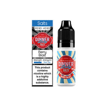 Laad de afbeelding in de galerijkijker, 20 mg Dinner Lady Fruitzouten 10 ml Nic-zouten (50VG/50PG)
