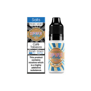 Dinner Lady 10 mg Sales de nicotina de tabaco - 10 ml (50 VG/50 PG)