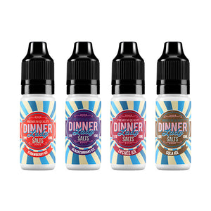 20 mg de sales de hielo Dinner Lady, 10 ml de sales de nic (50 VG/50 PG)