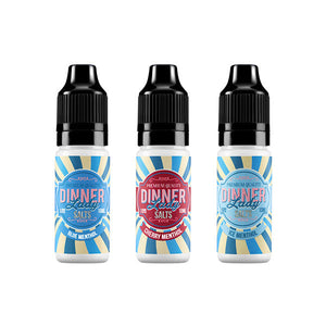 10 mg de sales mentoladas de Dinner Lady, 10 ml de sales de nic (50 VG/50 PG)