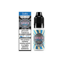 Ladda bilden till Gallery Viewer, 10mg Dinner Lady Tobacco Salts 10ml Nic Salts (50VG/50PG)
