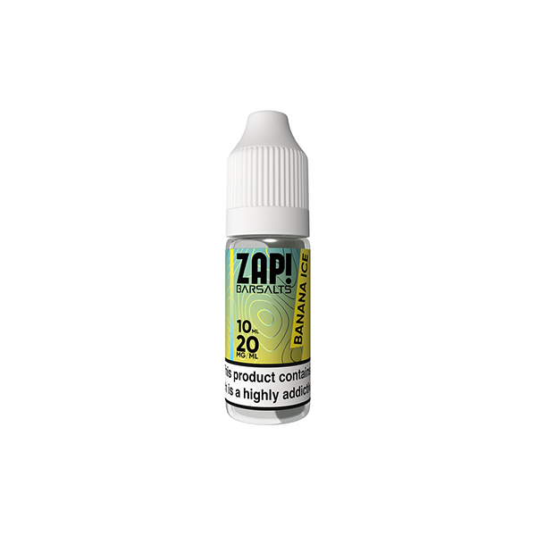 20mg ZAP! Bar Salts Nicotine E-Liquid 10ml (50VG/50PG) - 10mg Nic Salt E-Liquids