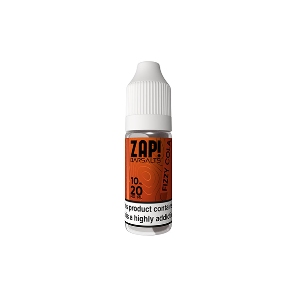 20mg ZAP! Bar Salts Nicotine E-Liquid 10ml (50VG/50PG)