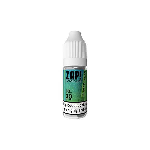 20mg ZAP! Bar Salts Nicotine E-Liquid 10ml (50VG/50PG)