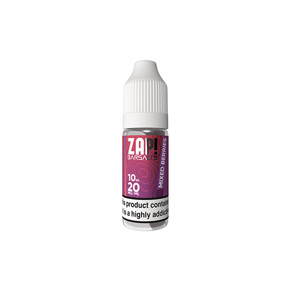 20mg ZAP! Bar Salts Nicotine E-Liquid 10ml (50VG/50PG)