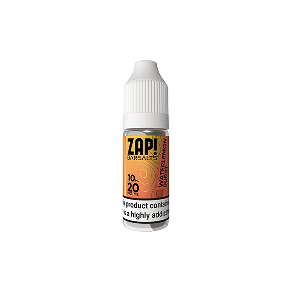 20mg ZAP! Bar Salts Nicotine E-Liquid 10ml (50VG/50PG)