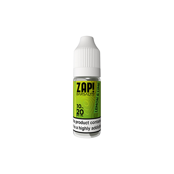 20mg ZAP! Bar Salts Nicotine E-Liquid 10ml (50VG/50PG)