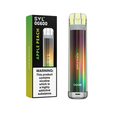 Charger l&#39;image dans la visionneuse de galerie, SVL OG600 20mg Vape jetable - 600 bouffées de satisfaction savoureuse
