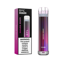 Laad de afbeelding in de galerijkijker, 20mg SVL OG600 Wegwerp Vape 600 Trekken
