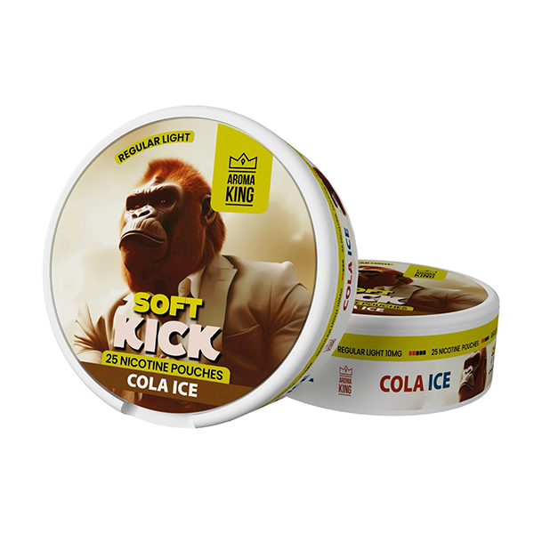 Aroma King Soft Kick 10mg Nicotine Pouches - 25 Discreet Flavors