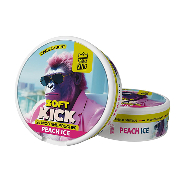Load image into Gallery viewer, Aroma King Soft Kick 10mg Nicotine Pouches - 25 Discreet Flavors
