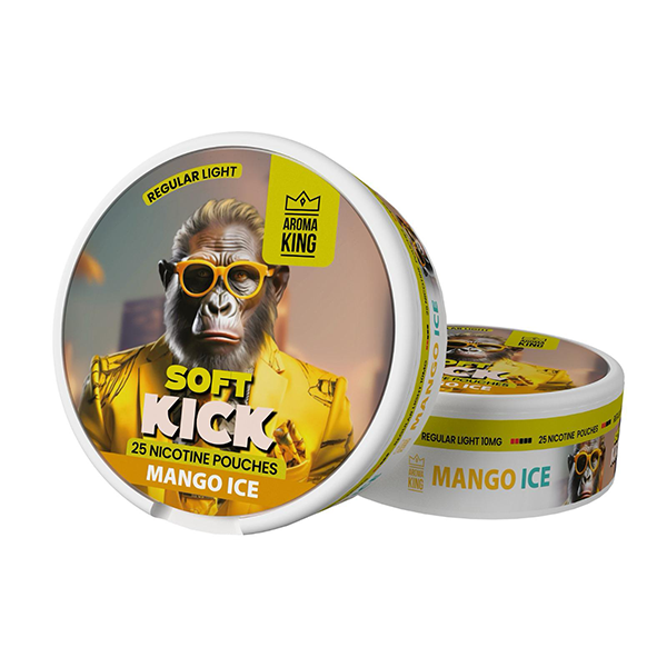 Load image into Gallery viewer, Aroma King Soft Kick 10mg Nicotine Pouches - 25 Discreet Flavors
