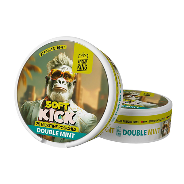 Aroma King Soft Kick 10mg Nicotine Pouches - 25 Discreet Flavors