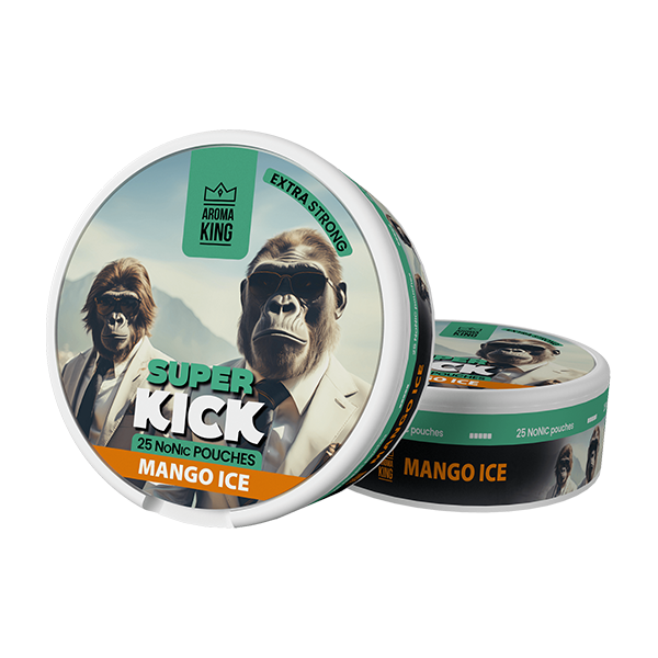 25mg Aroma King Super Kick Nicotine Pouches - 25 Discreet Options