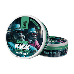 Pungi cu nicotină Aroma King Super Kick de 25 mg - 25 de opțiuni discrete