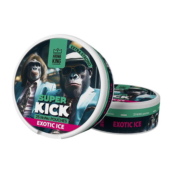 25mg Aroma King Super Kick Nicotine Pouches - 25 Discreet Options