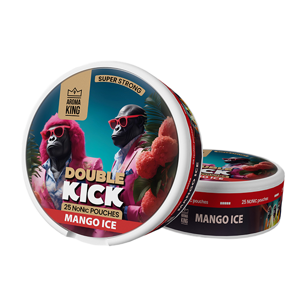 Aroma King 50mg Double Kick Nicotine Pouches - 25 Pack