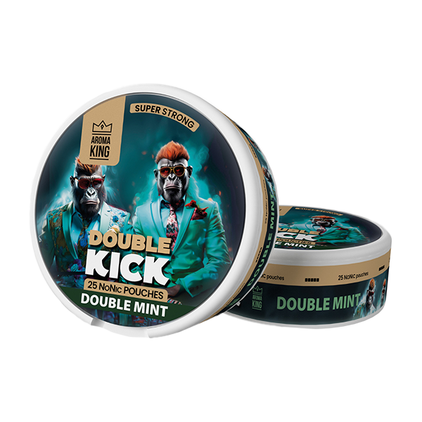 Aroma King 50mg Double Kick Nicotine Pouches - 25 Pack