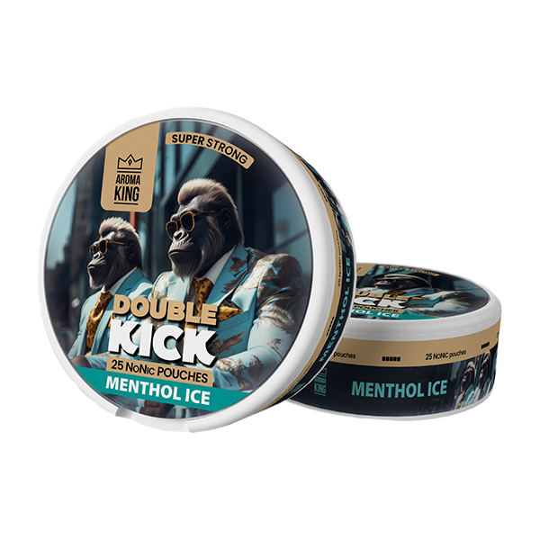 Aroma King 50mg Double Kick Nicotine Pouches - 25 Pack