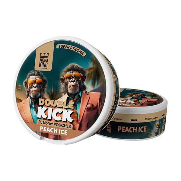 Aroma King 50mg Double Kick Nicotine Pouches - 25 Pack