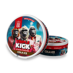 Aroma King 100 mg Triple Kick NoNic Pouch Pack - 25 saveurs pour un plaisir amélioré
