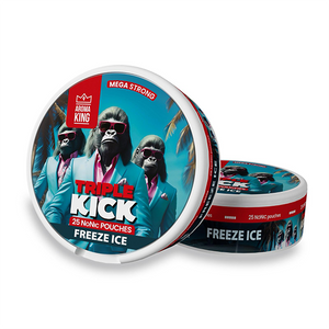 Aroma King 100 mg Triple Kick NoNic Pouch Pack - 25 saveurs pour un plaisir amélioré