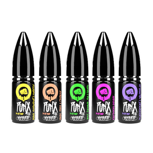 Riot Squad Punx 10 ml niķa sāls — 10 mg dažādu augļu saplūšana 50VG/50PG