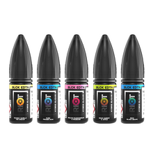 Attēla ielāde galerijas skatītājā, 5 mg Riot Squad Black Edition V2 Nic Salts 10 ml (50VG/50PG)
