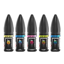 Laden Sie das Bild in den Galerie-Viewer, Riot Squad Black Edition V2 Nic Salts 10 ml – 5 mg (50VG/50PG) für ultimative Dampfzufriedenheit
