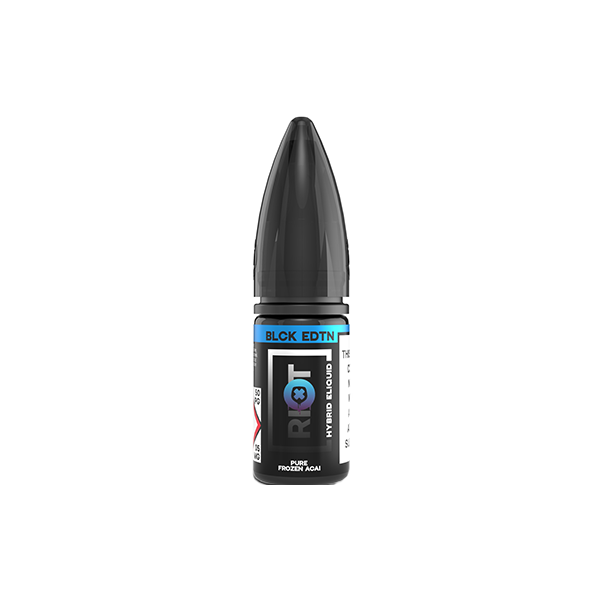 Riot Squad Black Edition V2 Nic Salts 10ml - 10mg (50VG/50PG) for Advanced Vaping Experience