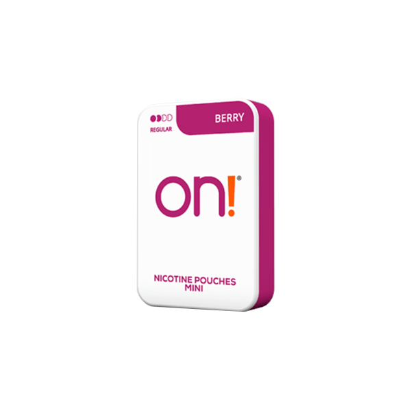 3mg On! Mini Berry Flavor Nicotine Pouch Pack - 20 Count - Nicotine Pouches