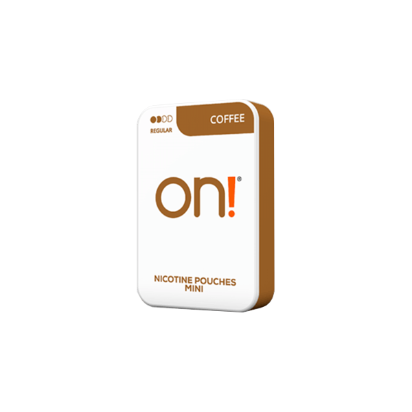 3mg On! Mini Coffee-Flavored Nicotine Pouches - 20 Convenient Pouches - Nicotine Pouches