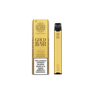 Stylo Vape Jetable 600 Puffs 20mg Barres d'Or