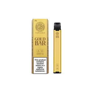 Stylo Vape Jetable 600 Puffs 20mg Barres d'Or