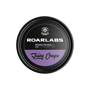 Roarlabs Juicy Grape 6mg Pungă de nicotină - 20 de pungi convenabile