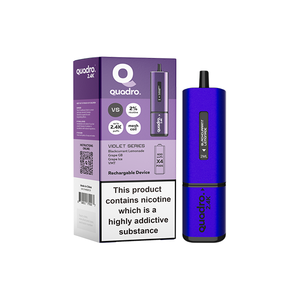Kit de Vape Pod Quadro 2.4K 20mg 4 en 1 - 2400 Bouffées