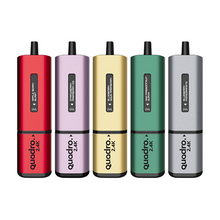 Load image into Gallery viewer, 20mg Quadro 2.4K Pod Vape Kit 4 in 1 - 2400 Puffs
