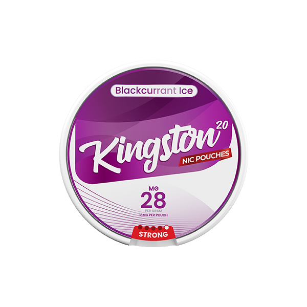 Kingston 28mg Nicotine Pouches - 20 Flavored Pouches - Nicotine Pouches
