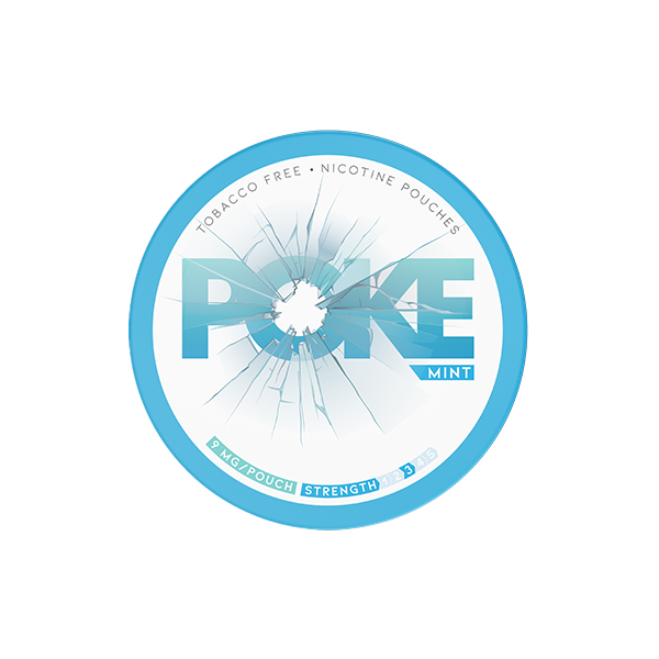 Poke Mint 9mg Nicotine Pouches - 20 Refreshing Pouches - Nicotine Pouches